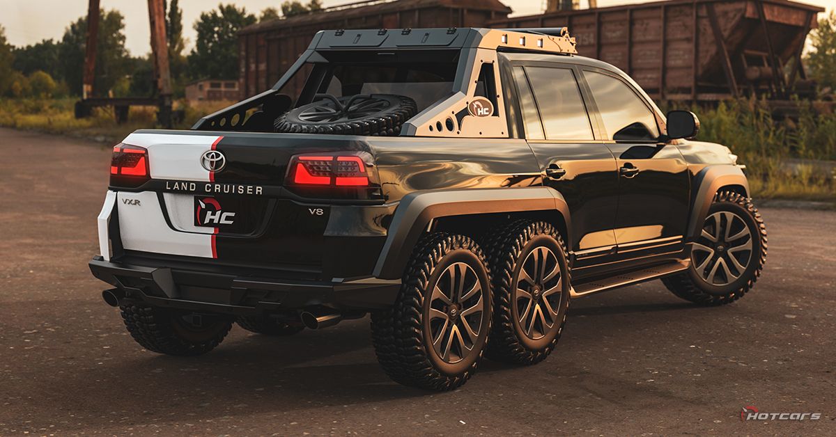 This Monster Toyota Land Cruiser 6X6 Pickup Truck Is Beyond Our Imagination