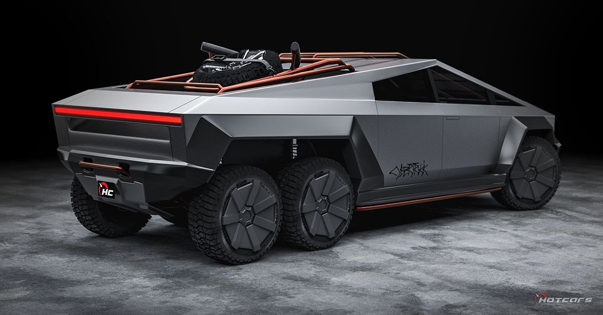 Why This Cybertruck 6X6 Is The Coolest Tesla Truck That We Need