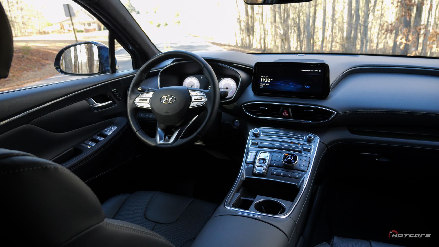 2023 Hyundai Santa Fe полноприводный каллиграфический интерьер