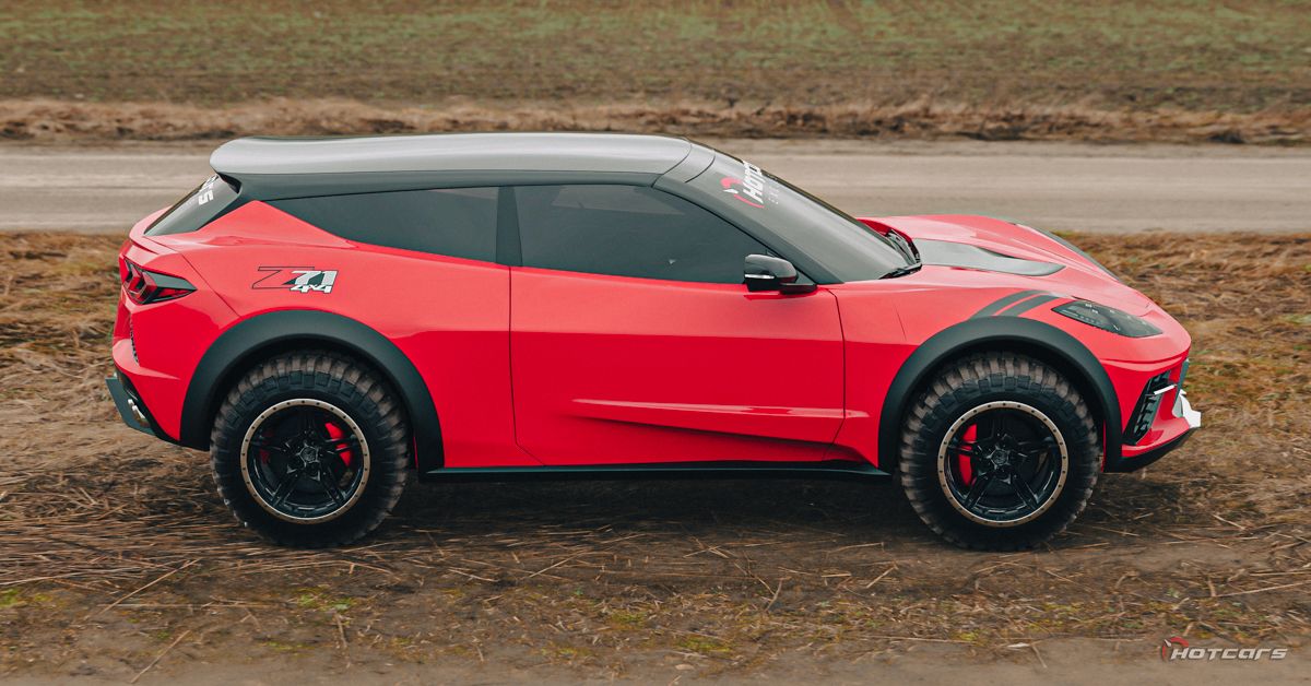 This 2024 Chevrolet Corvette Z71 SUV Can Destroy Raptors And Lambos