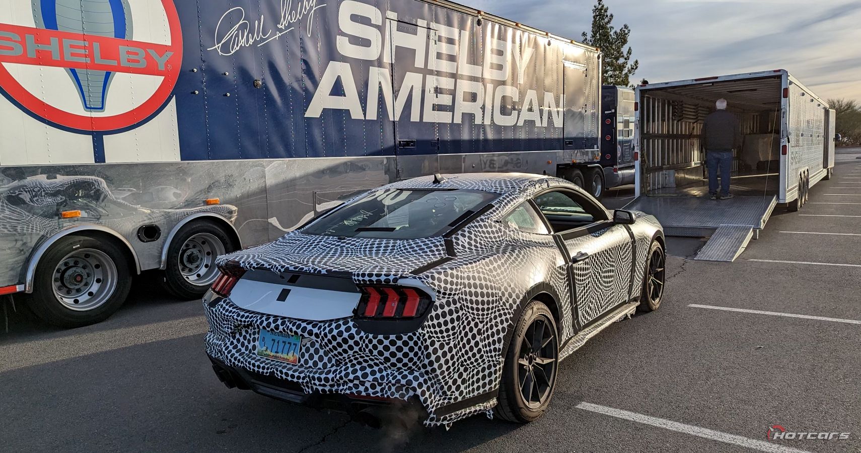 Leaked Shelby 2024 Ford Mustang Camoflaged