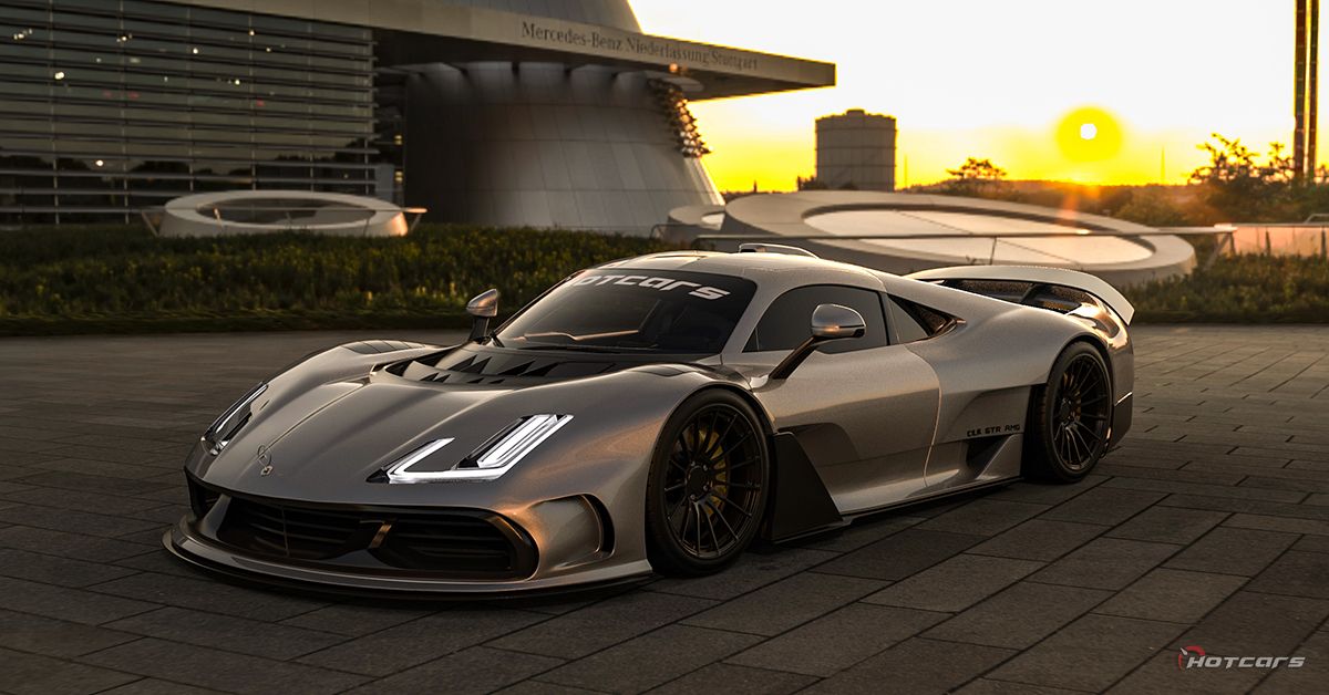 This 2023 MercedesAMG CLK GTR Imagines The AMG One Black Series We Want