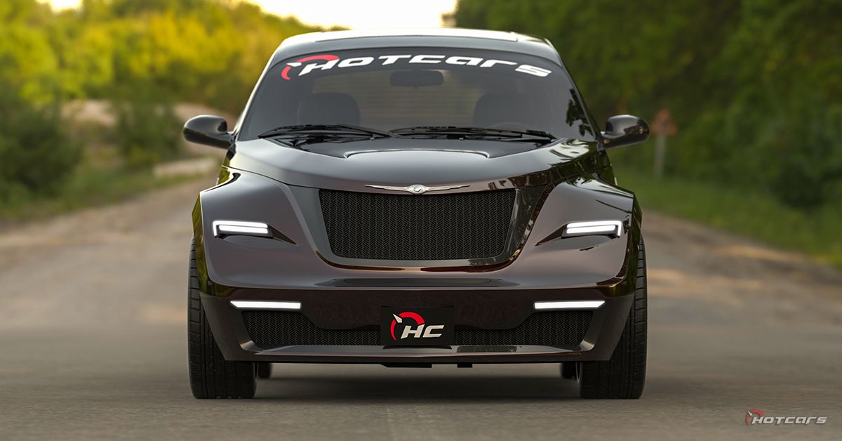 Black New Chrysler PT Cruiser Concept Render