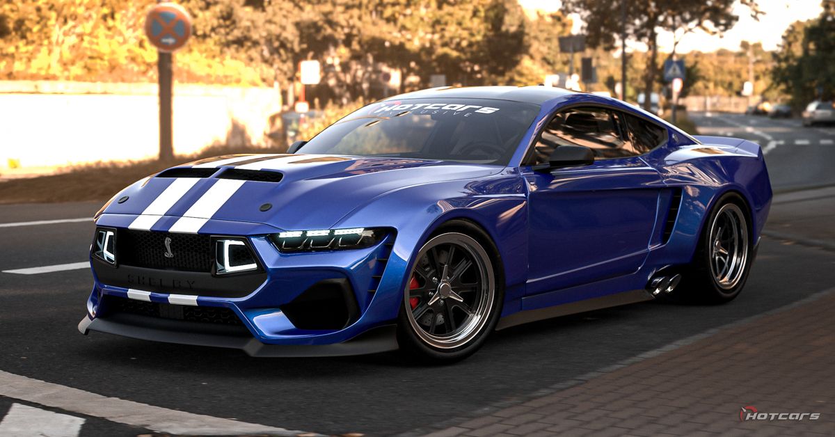 S650 Ford Mustang Shelby GT500 concept in blue