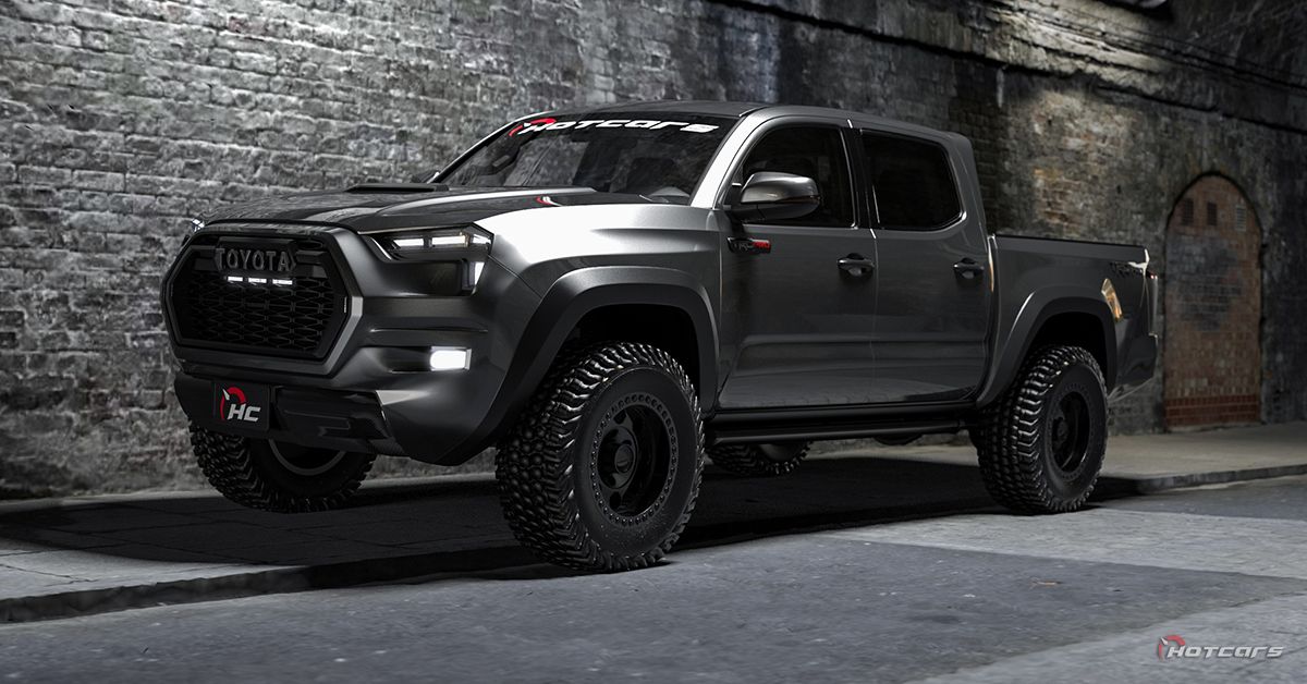 HotCars Car Renders Toyota Tacoma TRD Pro, front quarter view