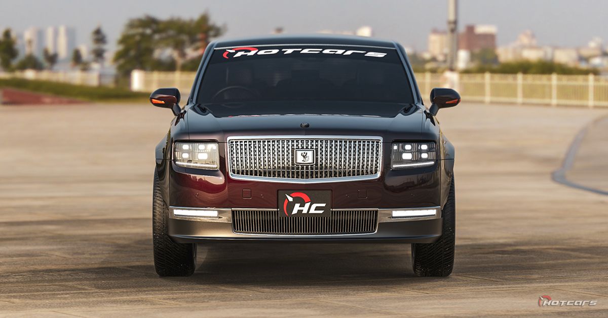 Toyota Century SUV, front profile view
