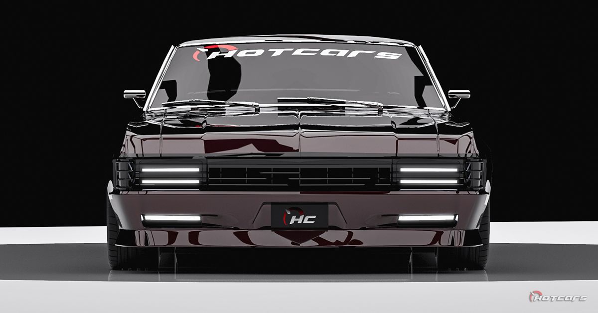 HotCars Car Renders 1967 Chevrolet Impala SS Restomod, front profile view