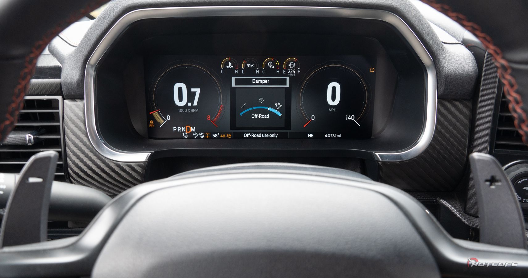 Настройки кластерных амортизаторов Ford F-150 Raptor R.