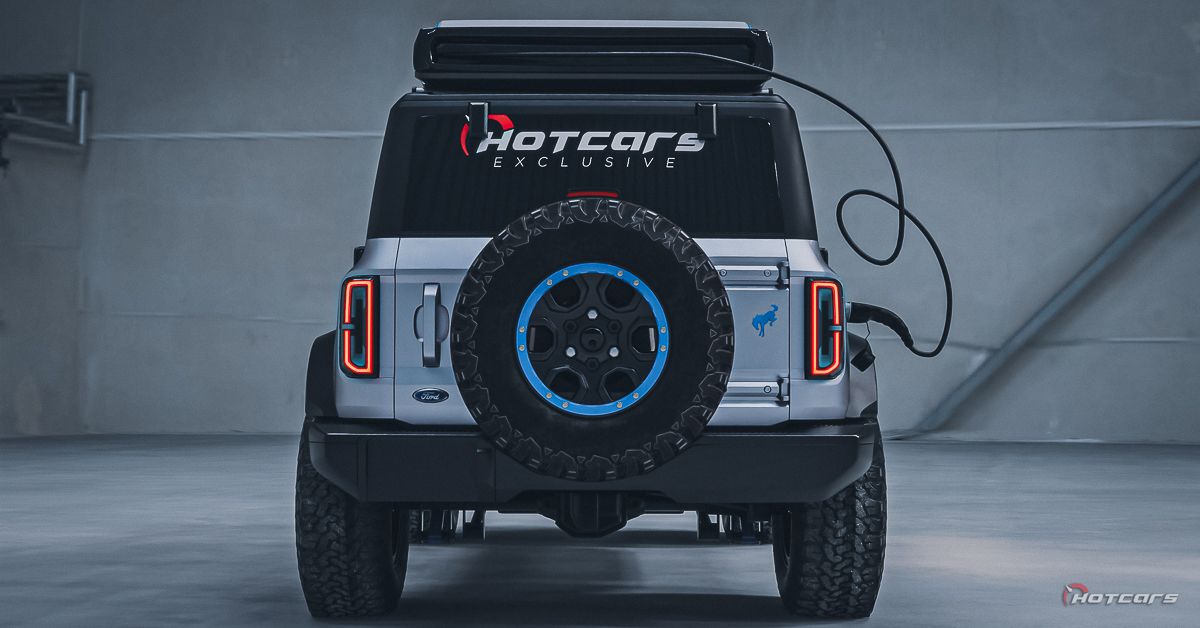 Electric 2025 Ford Bronco Lightning Concept Packs Extra Batteries And A