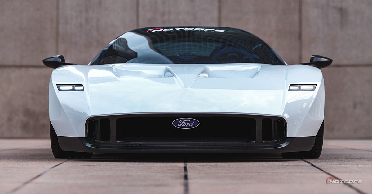 This Ford GT90 Render Model Should Be A Video Game Superstar For Forza