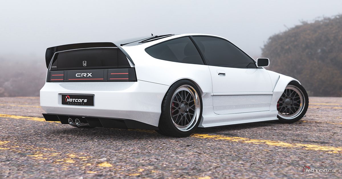 HotCars Car Renders 1990 Honda CRX Restomod