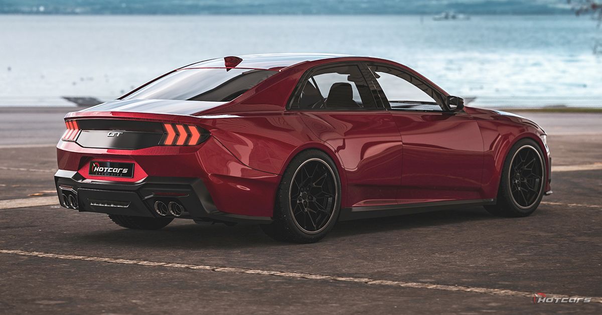 Our 4Door 2024 Ford Mustang Render Is A Muscle Car For The Modern Family