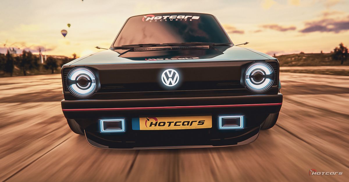 Nosso Mk1 VW Golf Restomod Render é a mistura perfeita de clássico e ...