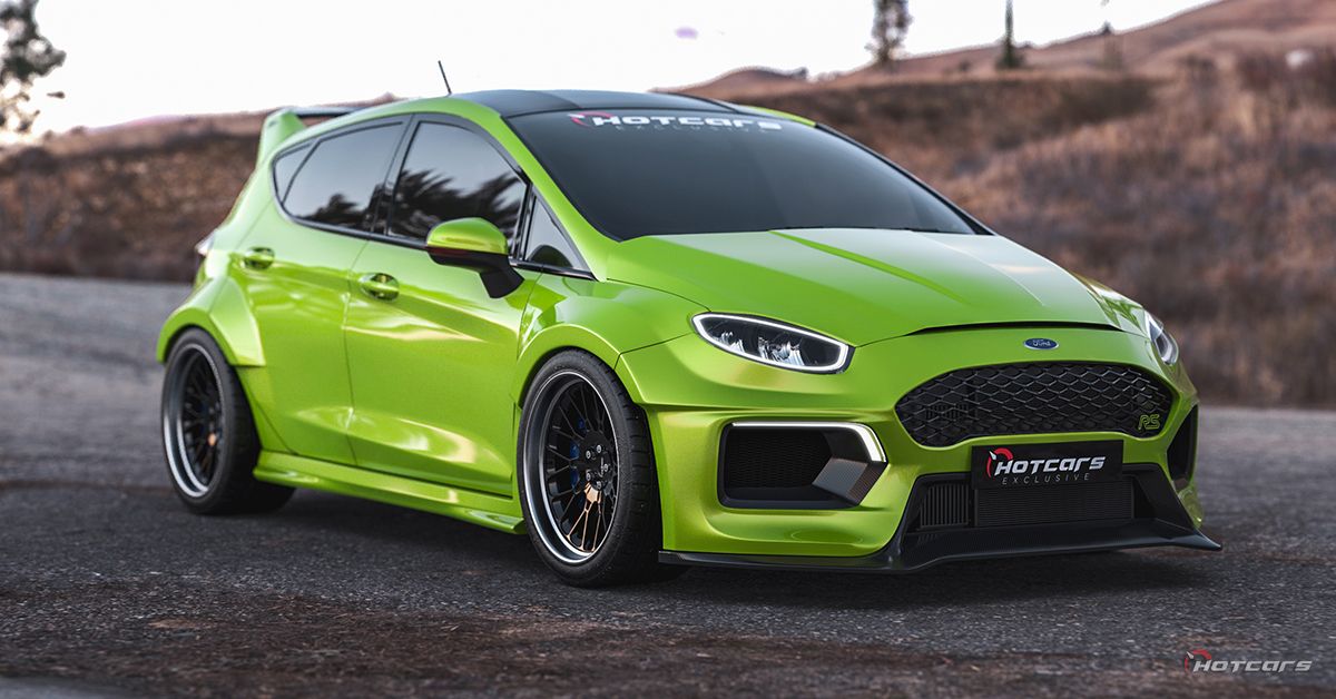 HotCars Car Renders Ford Fiesta RS, front quarter view