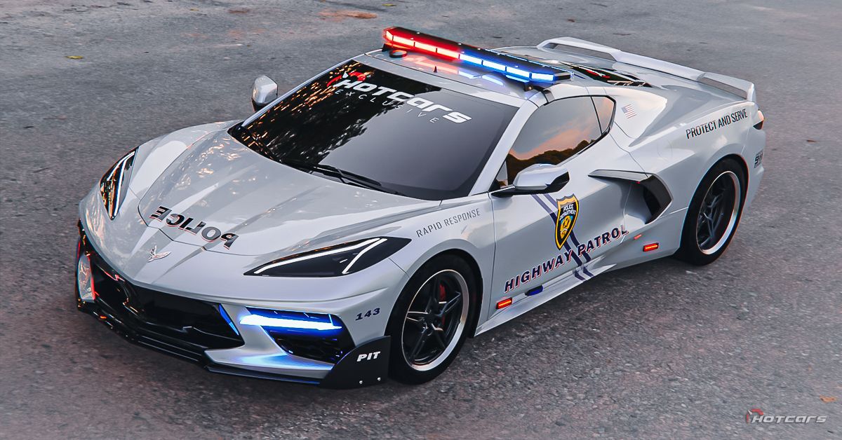 2023 Chevrolet Corvette C8 Cop Car Highway Patrol