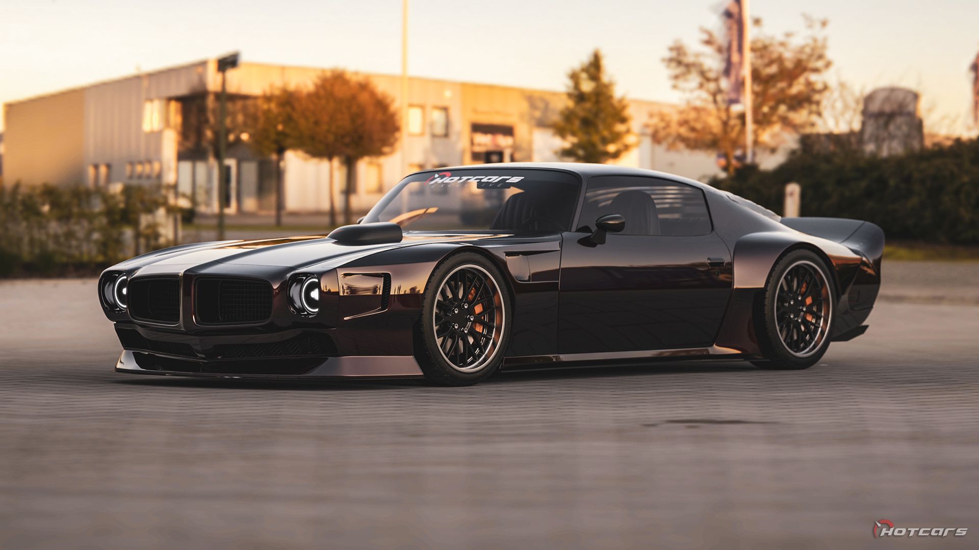 This Modified 1970 Pontiac Firebird Formula 400 Restomod Render Keeps A ...