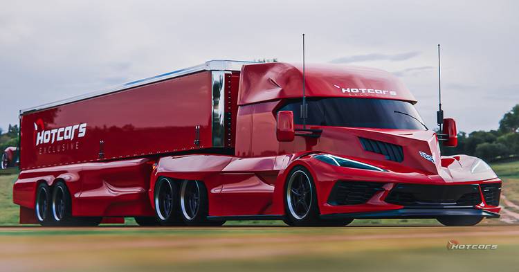 What Would a Corvette Semi-Truck Look Like?