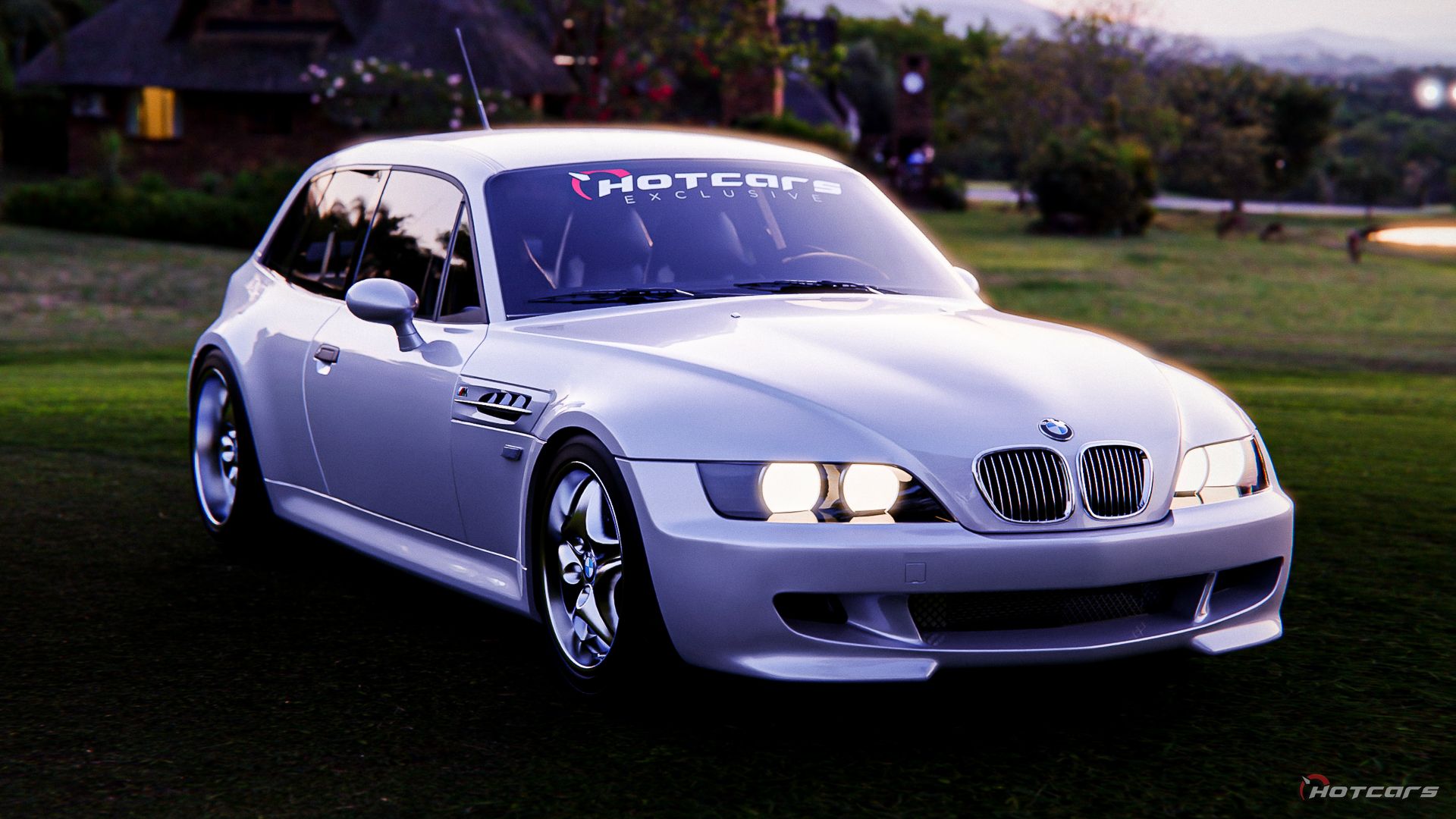 2001 BMW Z3M Coupe 5-door Wagon render front quarter shot