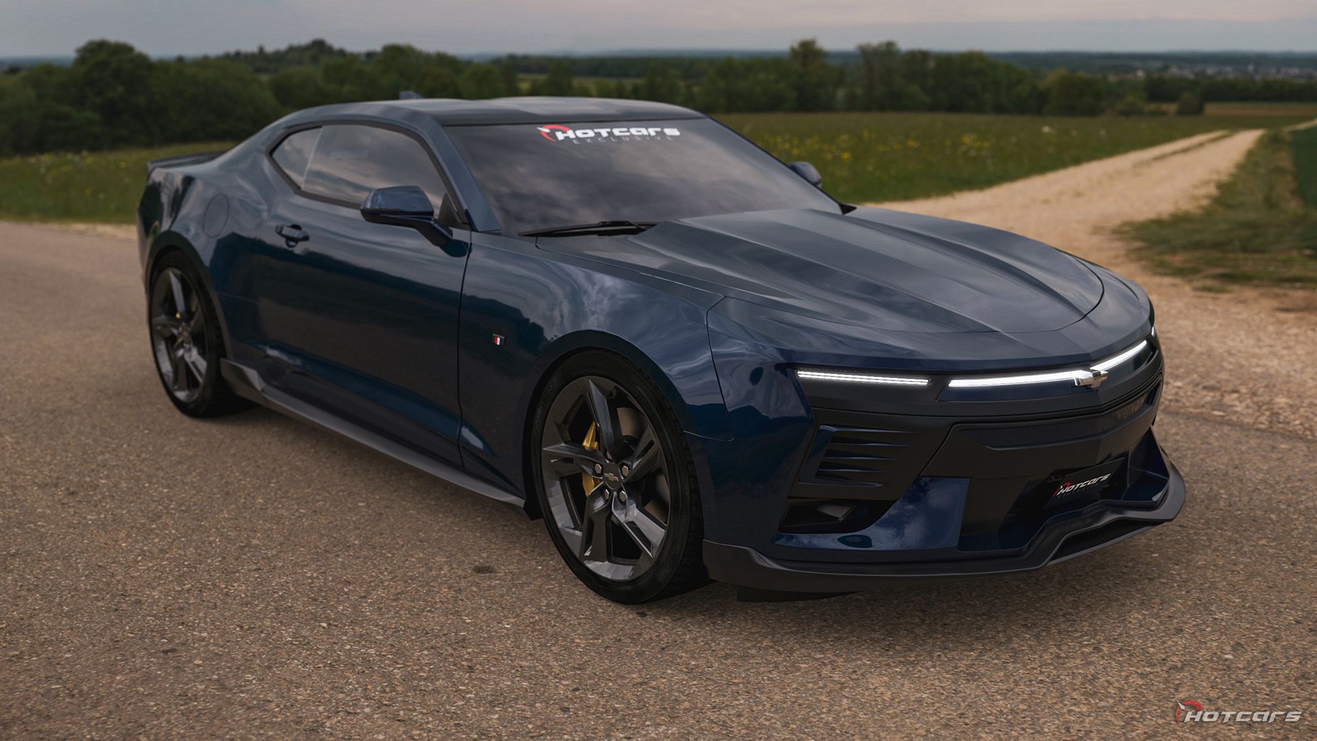 Our Next Gen Chevrolet Camaro EV Render Is Ready To Take On The Dodge