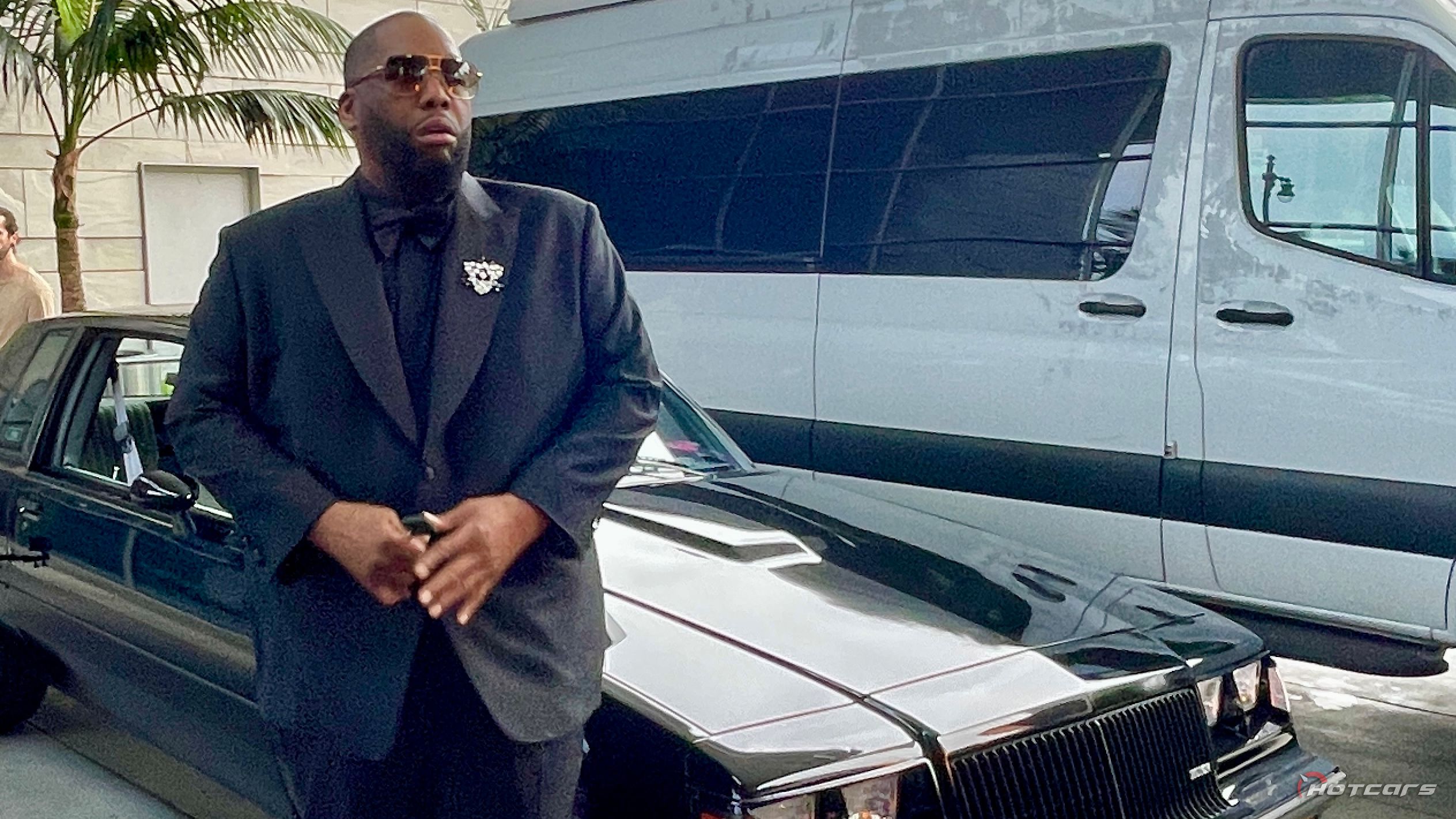 Killer Mike com seu Buick Regal GNX 1987 restaurado para o Grammy de 2024